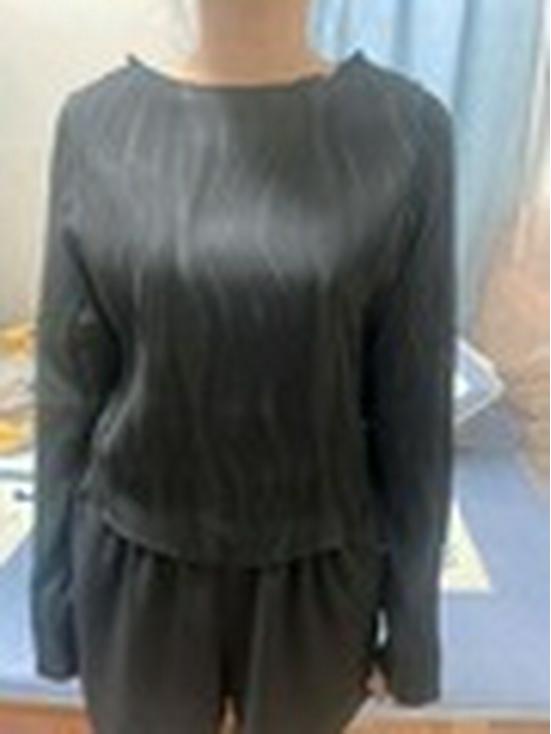 Женская футболка-пуловер с сетчатой текстурой, облегающего кроя, с круглым вырезом Large чёрный
Женская футболка-пуловер с сетчатой текстурой, облегающего кроя, с круглым вырезом Large чёрный