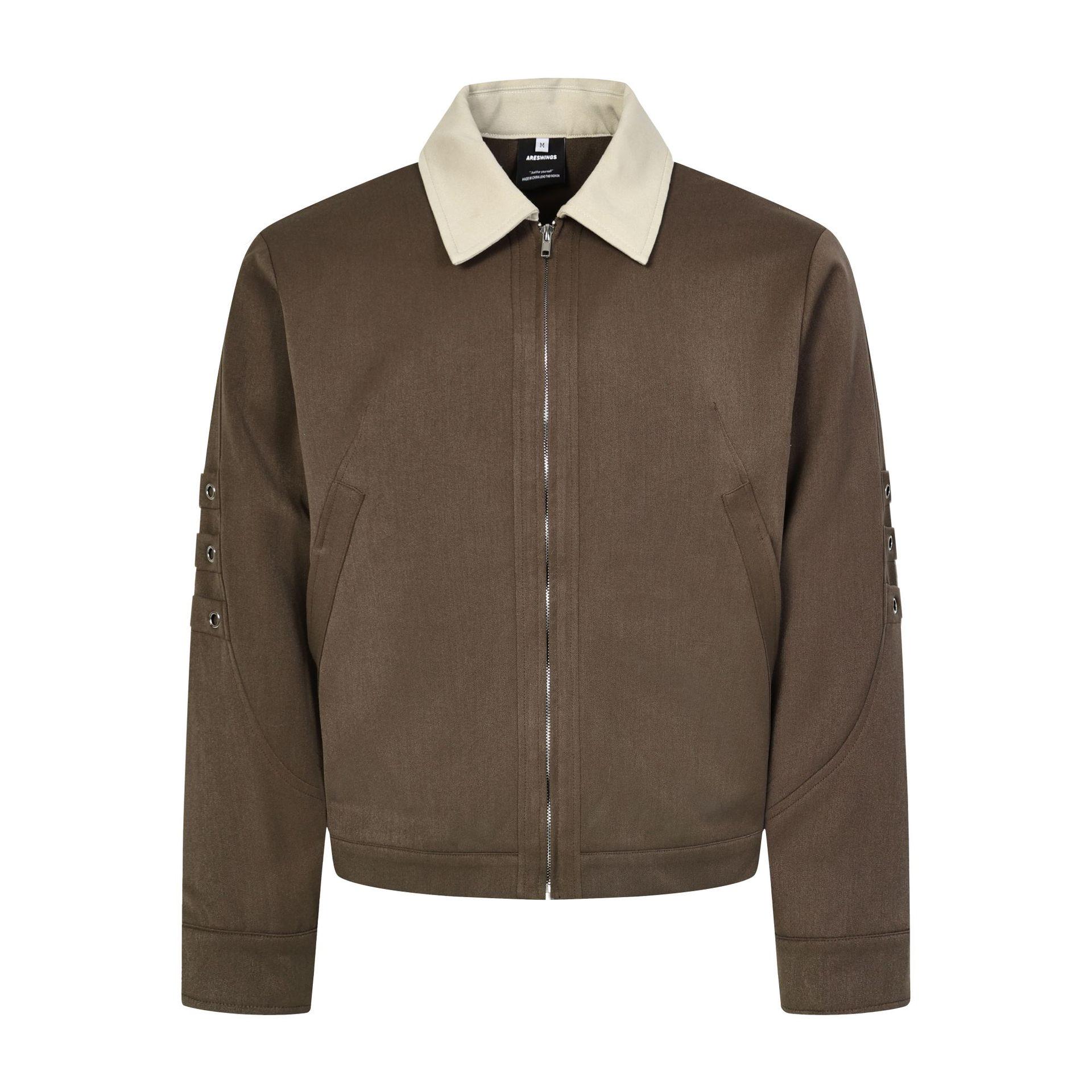 ARES Retro British Style Three-Ring Jacket for Men Large темно-коричневого кольору
ARES Retro British Style Three-Ring Jacket for Men Large темно-коричневого кольору