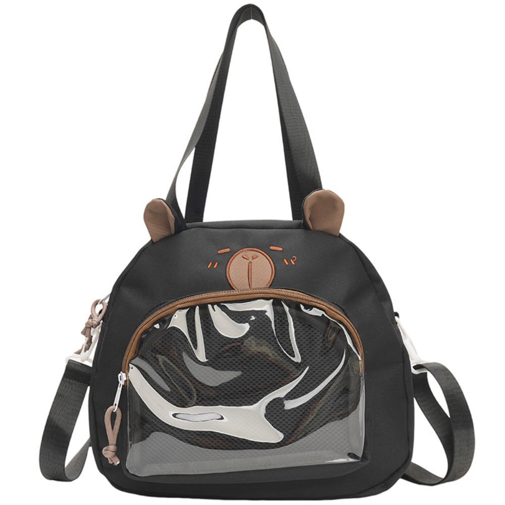 Harajuku Capybara Shoulder Bag Large Capacity Canvas Tote Bag Portable Transparent Itabag Daily чёрный
Harajuku Capybara Shoulder Bag Large Capacity Canvas Tote Bag Portable Transparent Itabag Daily чёрный