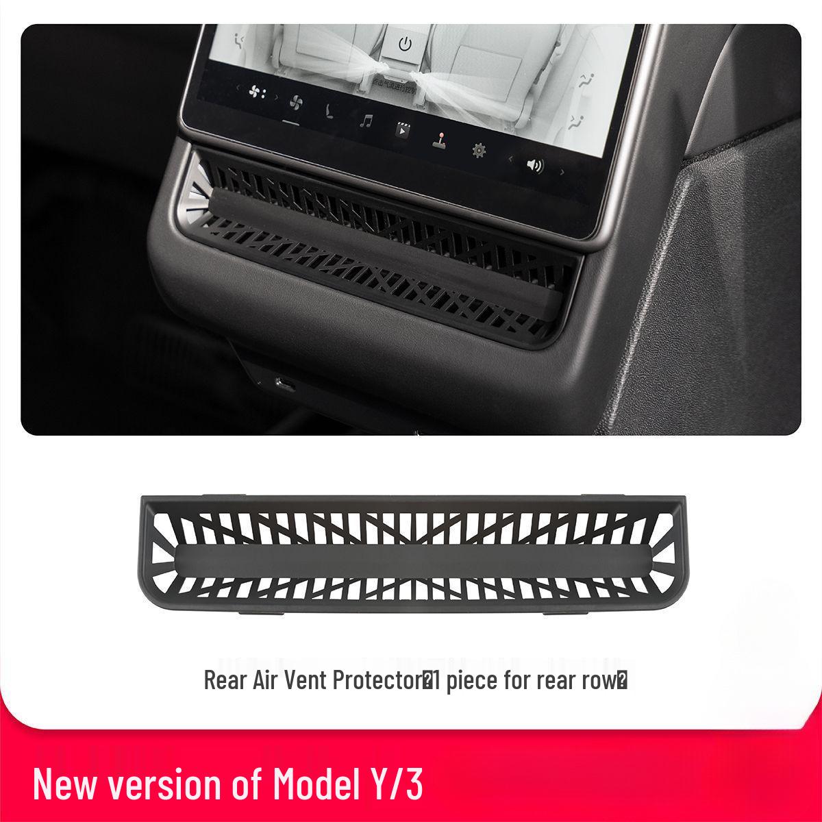 Model 3 Rear Console & Screen Vent Protective Cover
Model 3 Rear Console & Screen Vent Protective Cover