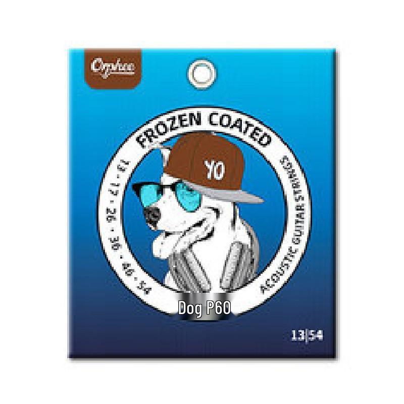 Orphee Hound Frozen Acoustic Fingerstyle Guitar Strings Set - Rust-proof, 6-Pack.
Orphee Hound Frozen Acoustic Fingerstyle Guitar Strings Set - Rust-proof, 6-Pack.