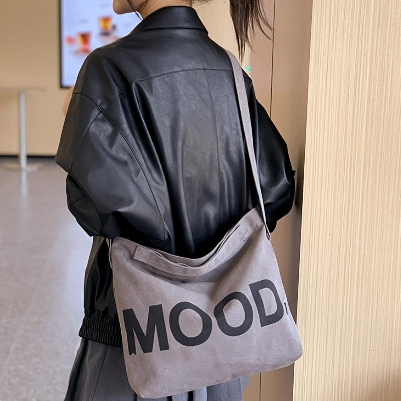 South Korean Student High Capacity Letter Canvas Toth Bag Simple and Versatile One-shoulder Messenger Bag сірий колір
South Korean Student High Capacity Letter Canvas Toth Bag Simple and Versatile One-shoulder Messenger Bag сірий колір