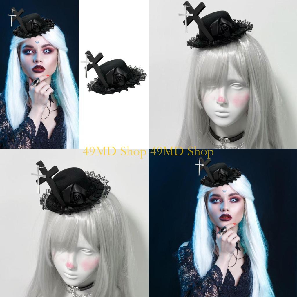 49MD Gothic Crossed Small Hat Fascinator Hat for Theme Event Costume Everyday Wear CN
49MD Gothic Crossed Small Hat Fascinator Hat for Theme Event Costume Everyday Wear CN