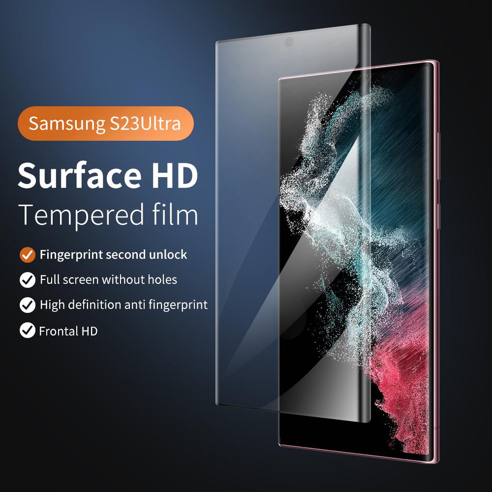 For Samsung Galaxy S23 Ultra Side Glue Full Screen Protector Anti-fingerprint Curved HD Tempered Glass Film Type A
For Samsung Galaxy S23 Ultra Side Glue Full Screen Protector Anti-fingerprint Curved HD Tempered Glass Film Type A