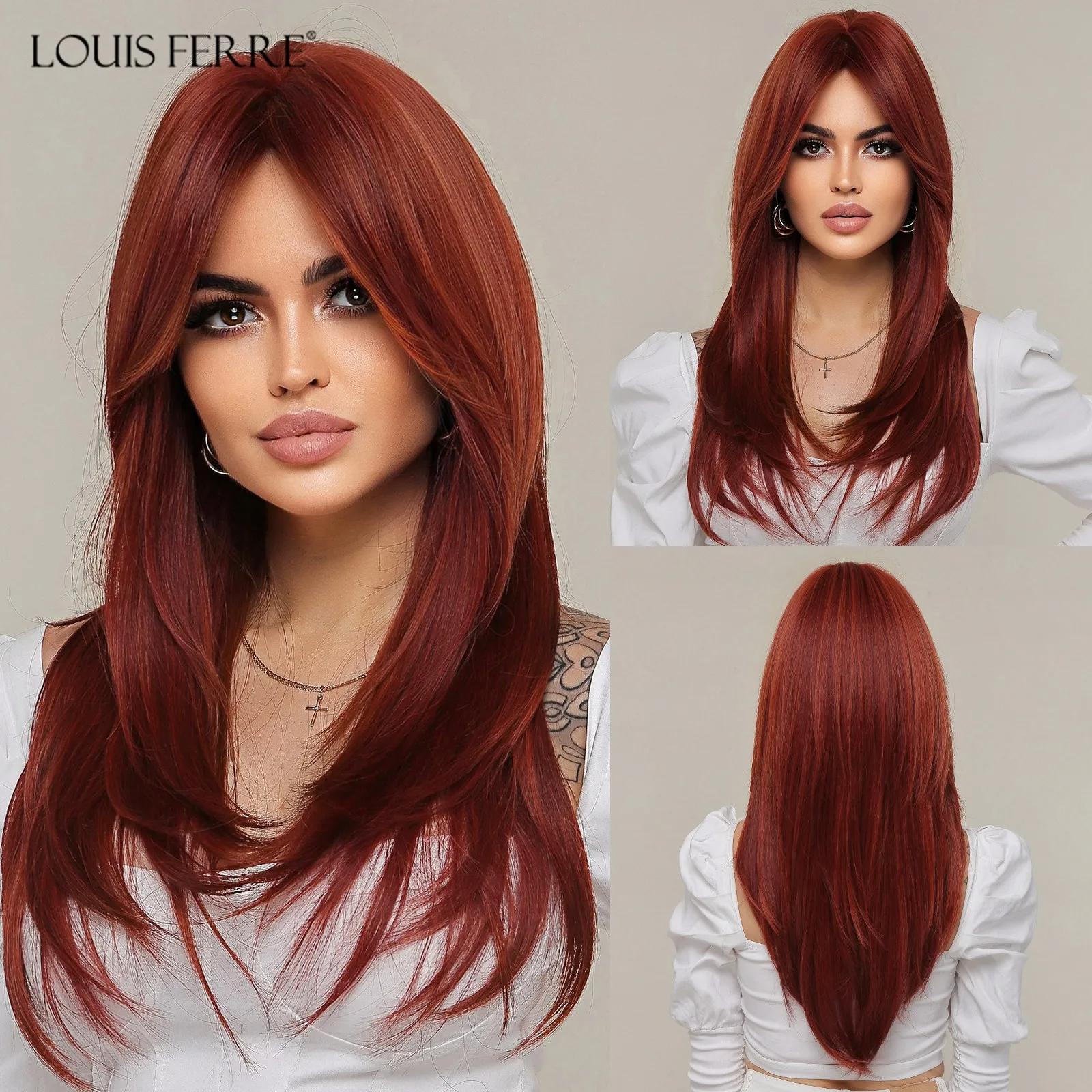 ALAN EATON Long Brown Wigs Layered with Bangs Synthetic Straight Wig for Women Daily Party Cosplay Термостійке волокно
ALAN EATON Long Brown Wigs Layered with Bangs Synthetic Straight Wig for Women Daily Party Cosplay Термостійке волокно