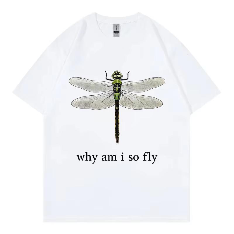 Why Am I So Fly Funny Dragonfly Meme T-shirt High Street Fashion Trend Short Sleeve T-shirts Men Women Casual Oversized T Shirt S разноцветный
Why Am I So Fly Funny Dragonfly Meme T-shirt High Street Fashion Trend Short Sleeve T-shirts Men Women Casual Oversized T Shirt S разноцветный