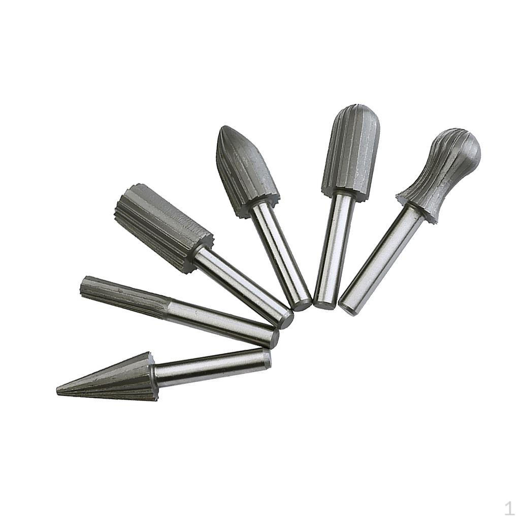 6PCS 1/4 6mm Rotary Burr Set, Shank Engraving Bit Cutter, Wood Carving Tools - Milling
6PCS 1/4 6mm Rotary Burr Set, Shank Engraving Bit Cutter, Wood Carving Tools - Milling