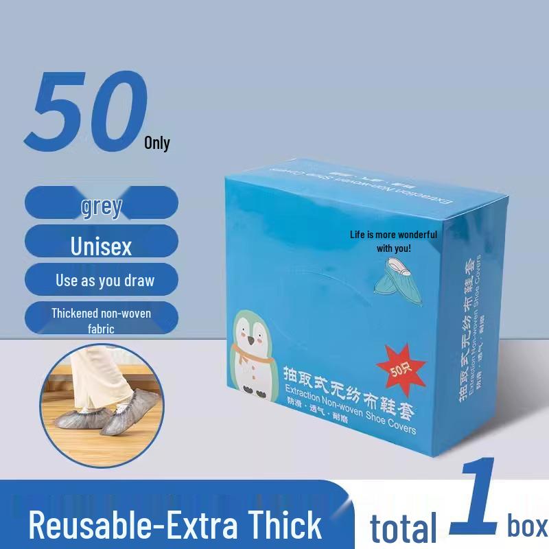 Waterproof Non-Slip Disposable Shoe Covers - Thickened Non-Woven Fabric for Indoor Use
Waterproof Non-Slip Disposable Shoe Covers - Thickened Non-Woven Fabric for Indoor Use