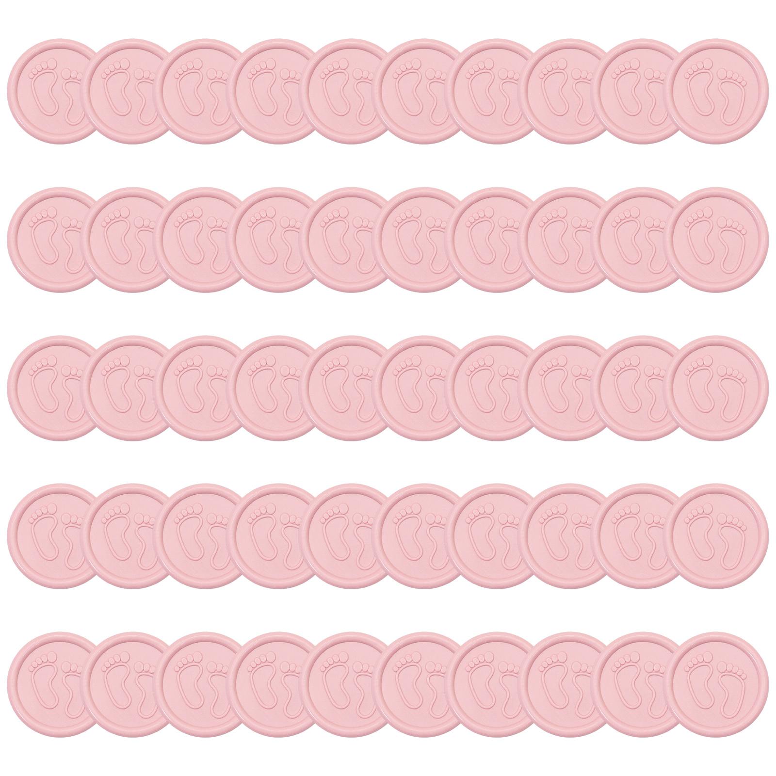 50Pieces Adhesive Wax Seal Sticker Featuring Infant Footprint Ideal for Party Invitations Card and Craft Projects 2
50Pieces Adhesive Wax Seal Sticker Featuring Infant Footprint Ideal for Party Invitations Card and Craft Projects 2
