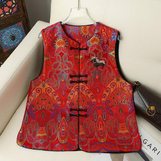2026 New Chinese Style Jacquard Vest: Elegant Spring Jacket for Middle-Aged and Elderly Women 3XL красный
2026 New Chinese Style Jacquard Vest: Elegant Spring Jacket for Middle-Aged and Elderly Women 3XL красный