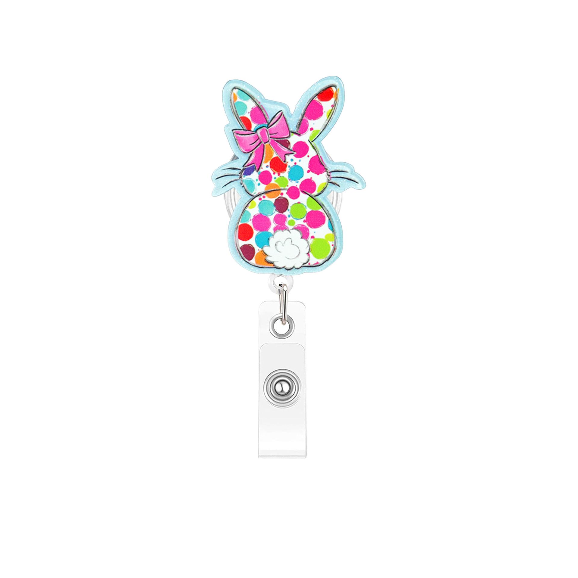 Cartoon Badge Clip Colorful Easter Badge Reel Retractable Id Badge Holder Unique For Personnel Office Workers Teachers
Cartoon Badge Clip Colorful Easter Badge Reel Retractable Id Badge Holder Unique For Personnel Office Workers Teachers