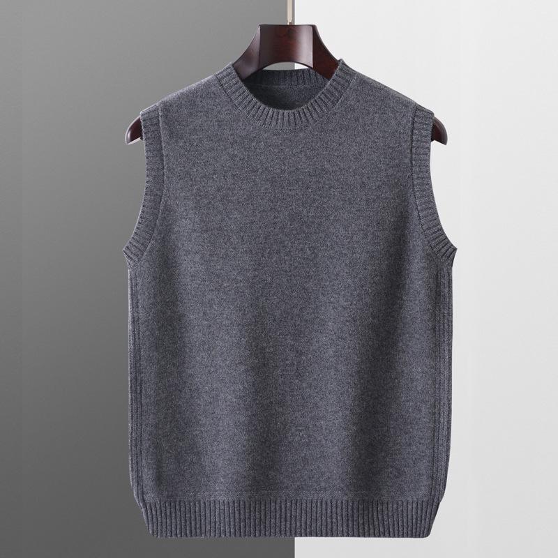 Men s 100% Pure Wool Thickened Sleeveless Knitted Vest for Autumn and Winter M (110-130 jin) темно-сірий
Men s 100% Pure Wool Thickened Sleeveless Knitted Vest for Autumn and Winter M (110-130 jin) темно-сірий
