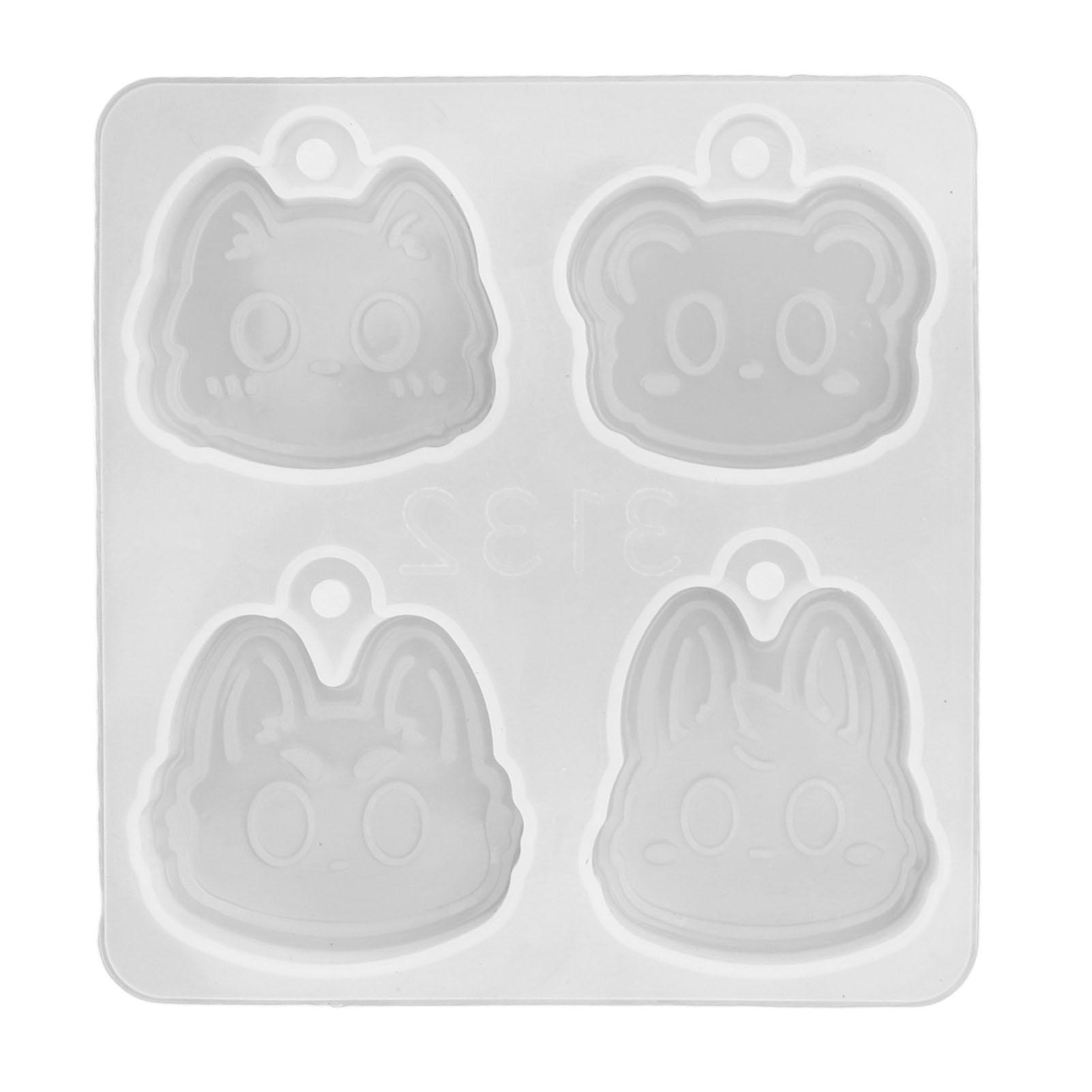 Силиконовые формы для эпоксидной смолы DIY Голова животного 4 ячейки Многоразовые Моющиеся Высокопрозрачные Силиконовые формы для поделок
Силиконовые формы для эпоксидной смолы DIY Голова животного 4 ячейки Многоразовые Моющиеся Высокопрозрачные Силиконовые формы для поделок