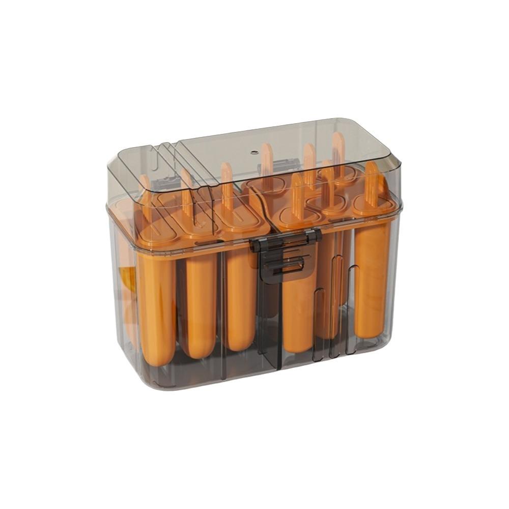 Food-Grade Homemade Ice Lolly Trays 9in1 Freezing Ice Blocks Molds Creative Ice Cream Molds Summer сірий/помаранчевий
Food-Grade Homemade Ice Lolly Trays 9in1 Freezing Ice Blocks Molds Creative Ice Cream Molds Summer сірий/помаранчевий