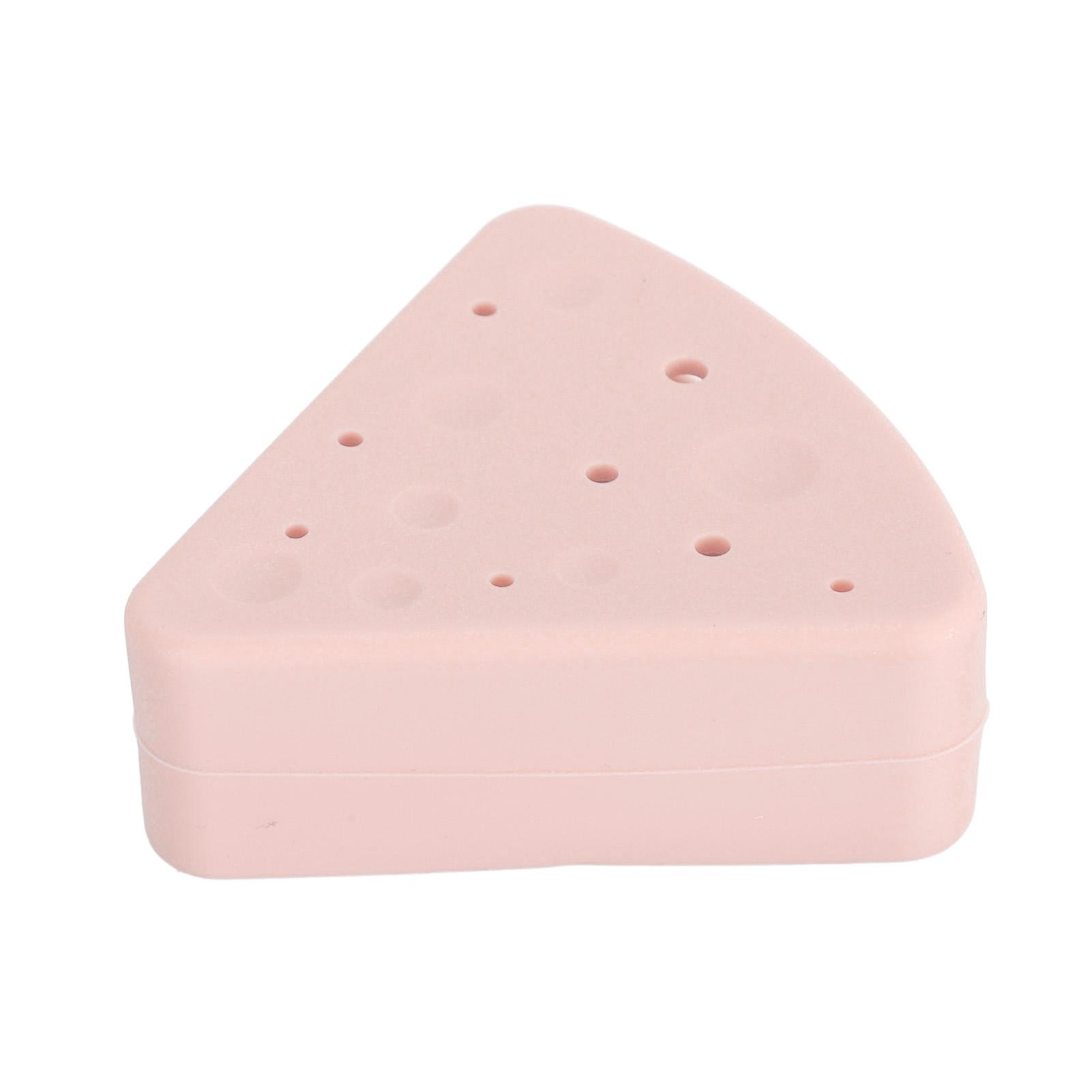 Чехол для спонжа для макияжа с треугольным креплением, защита от пыли, дышащий мягкий силиконовый чехол для хранения пуховки для пудры розовый
Чехол для спонжа для макияжа с треугольным креплением, защита от пыли, дышащий мягкий силиконовый чехол для хранения пуховки для пудры розовый