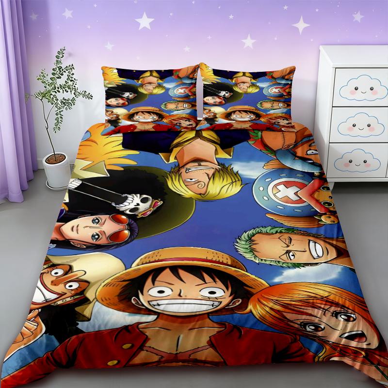 Anime One Piece Duvet Cover Set Japanese Cartoon Brooke Luffy Bedding Set Twin Full Size Bedroom Bed Decor Teens Boys Boys Gifts 135x200cm
Anime One Piece Duvet Cover Set Japanese Cartoon Brooke Luffy Bedding Set Twin Full Size Bedroom Bed Decor Teens Boys Boys Gifts 135x200cm