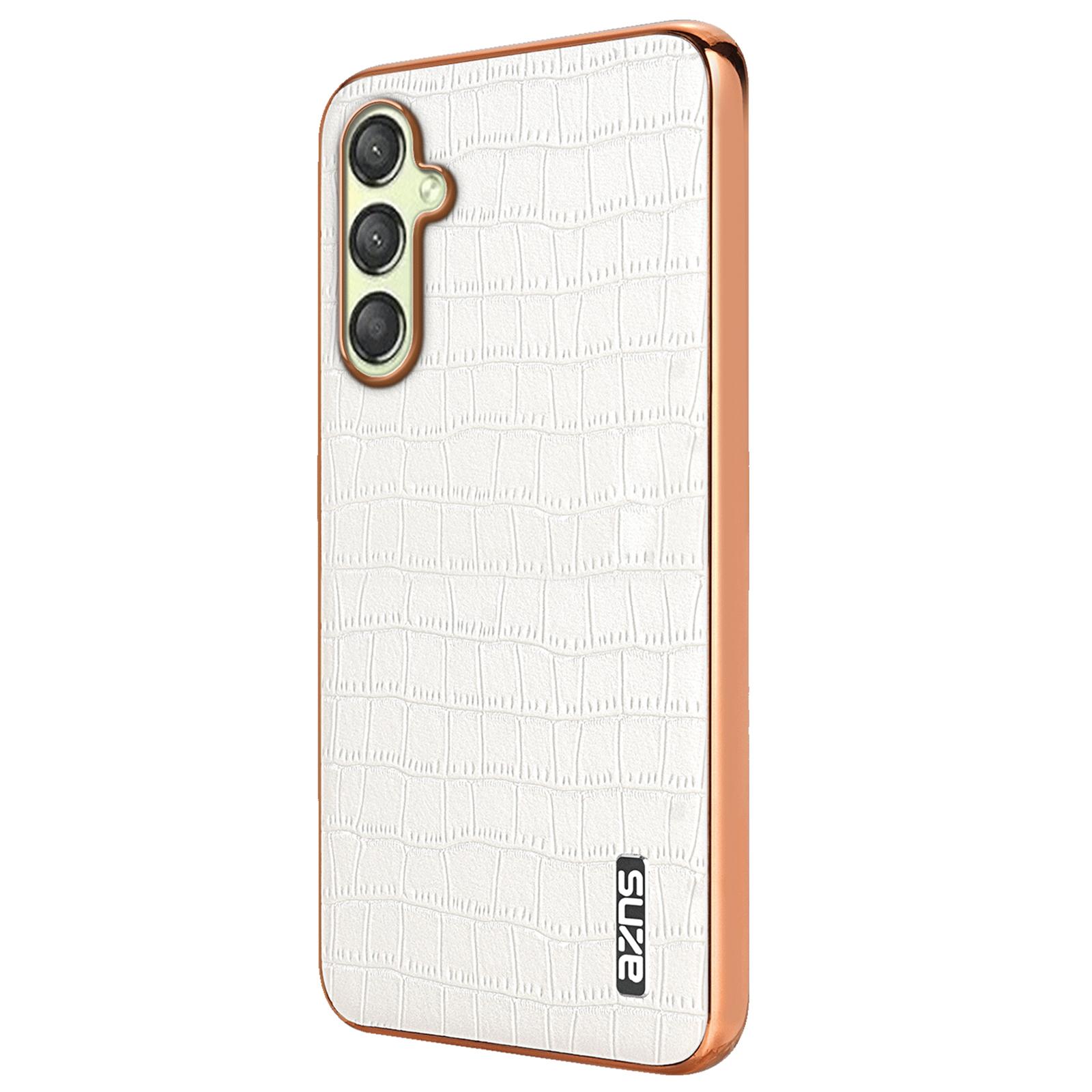 AZNS For Samsung Galaxy A16 5G/A16 4G Case Electroplating Crocodile Texture PU+TPU Phone Cover White
AZNS For Samsung Galaxy A16 5G/A16 4G Case Electroplating Crocodile Texture PU+TPU Phone Cover White