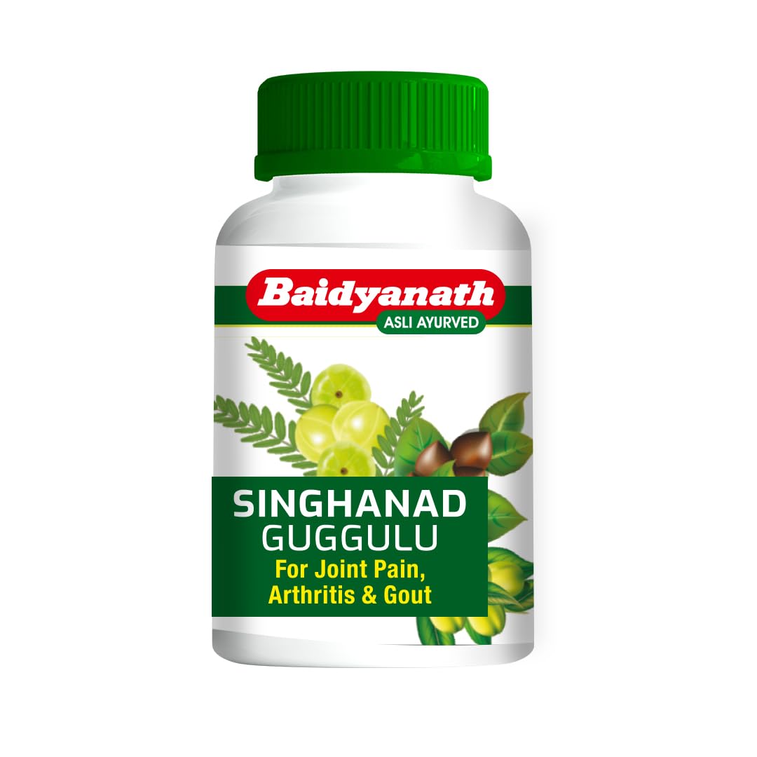Baidyanath Singhanad Guggulu Ayurvedic Joint Wellness Tablets 80 Count Supports Flexibility Mobility
Baidyanath Singhanad Guggulu Ayurvedic Joint Wellness Tablets 80 Count Supports Flexibility Mobility