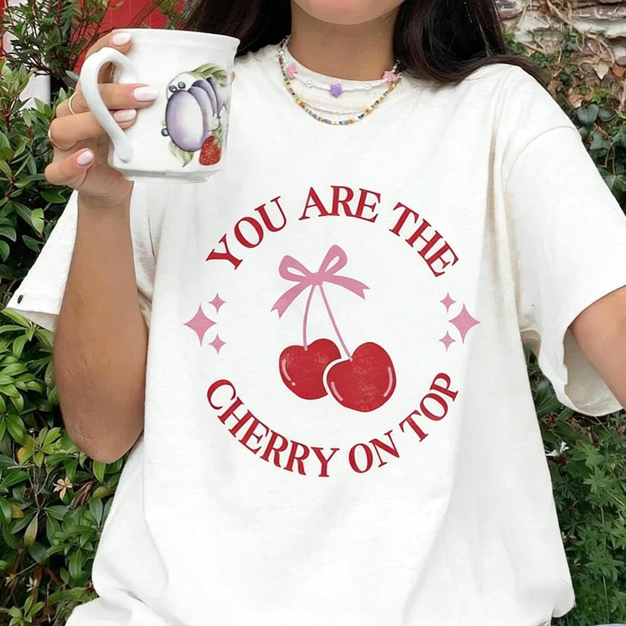 2026 Youre The Best A Cherry on Top of A Beautiful Patterned Shortsleeved Tshirt Womens Shortsleeved Cotton Casual Top 4XL
2026 Youre The Best A Cherry on Top of A Beautiful Patterned Shortsleeved Tshirt Womens Shortsleeved Cotton Casual Top 4XL
