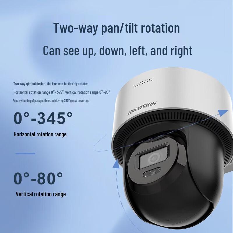 HIKVISION 4MP Full-Color PoE PTZ Dome Surveillance Camera CN plug (adapter included)
HIKVISION 4MP Full-Color PoE PTZ Dome Surveillance Camera CN plug (adapter included)