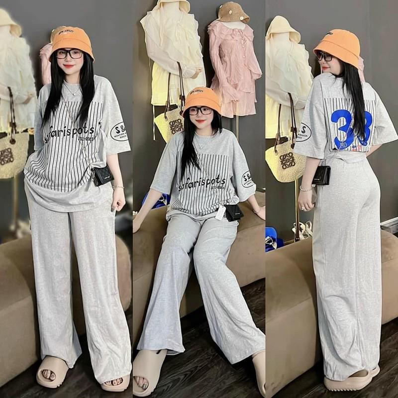 Southeast Asian Women s Summer Striped Two-Piece Set: Short Sleeve Top & Wide-Leg Pants, Plus Size One Size
Southeast Asian Women s Summer Striped Two-Piece Set: Short Sleeve Top & Wide-Leg Pants, Plus Size One Size
