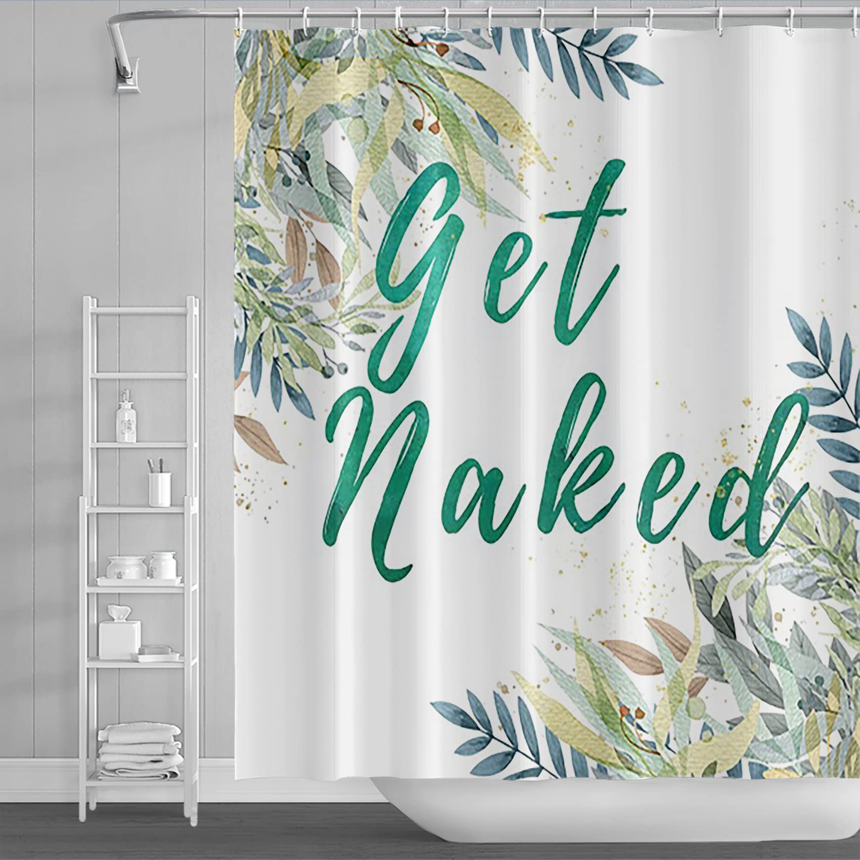 Get Naked Floral Shower Curtain Burgundy Flowers Shiny Tassels Herbs Maroon Background Waterproof Fabric Bathroom Bathtub Decor W60H190(CM)-1 Pcs
Get Naked Floral Shower Curtain Burgundy Flowers Shiny Tassels Herbs Maroon Background Waterproof Fabric Bathroom Bathtub Decor W60H190(CM)-1 Pcs