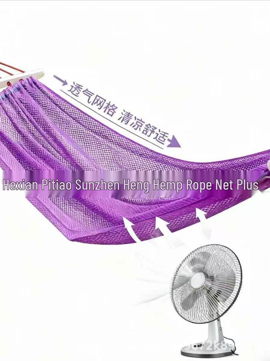 Ice Silk Mesh Hammock: Anti-Rollover, Quick-Dry, Water-Absorbing Outdoor Swing for Adults and Kids Standard Blue
Ice Silk Mesh Hammock: Anti-Rollover, Quick-Dry, Water-Absorbing Outdoor Swing for Adults and Kids Standard Blue