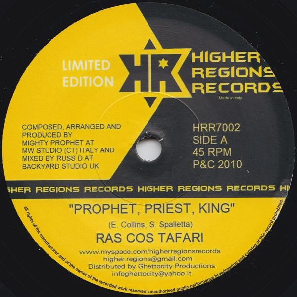 7inch Record COS TAFARI Prophet Priest King HRR7002 Higher Regions 2010 Italy Reggae Ska Dub Used
7inch Record COS TAFARI Prophet Priest King HRR7002 Higher Regions 2010 Italy Reggae Ska Dub Used