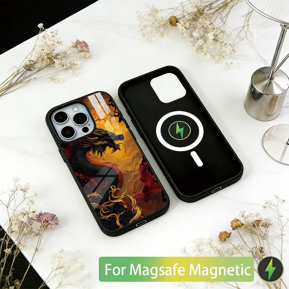 Dragon Phone Case For iPhone17,16,15,14,13,12,11 Plus,Pro Magnetic For Magsafe Wireless Charging iPhone12
Dragon Phone Case For iPhone17,16,15,14,13,12,11 Plus,Pro Magnetic For Magsafe Wireless Charging iPhone12