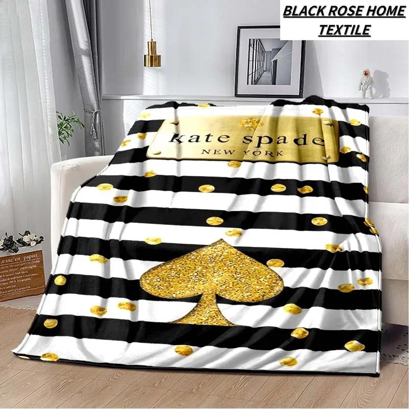 Fashion Art Print K-Kate-Spade Logo Blanket Living Room Sofa Noon Break Plush Sleeping Blanket Luxury Bedroom Flannel Sheet Gift 75x90cm
Fashion Art Print K-Kate-Spade Logo Blanket Living Room Sofa Noon Break Plush Sleeping Blanket Luxury Bedroom Flannel Sheet Gift 75x90cm
