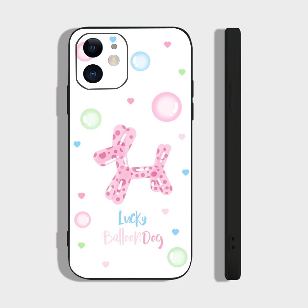 B-Balloon Dog Cute Phone Case For IPhone 17 Air 16 15 14 13 Pro Max 11 12 Black Silicone Cover IPHONE 15
B-Balloon Dog Cute Phone Case For IPhone 17 Air 16 15 14 13 Pro Max 11 12 Black Silicone Cover IPHONE 15