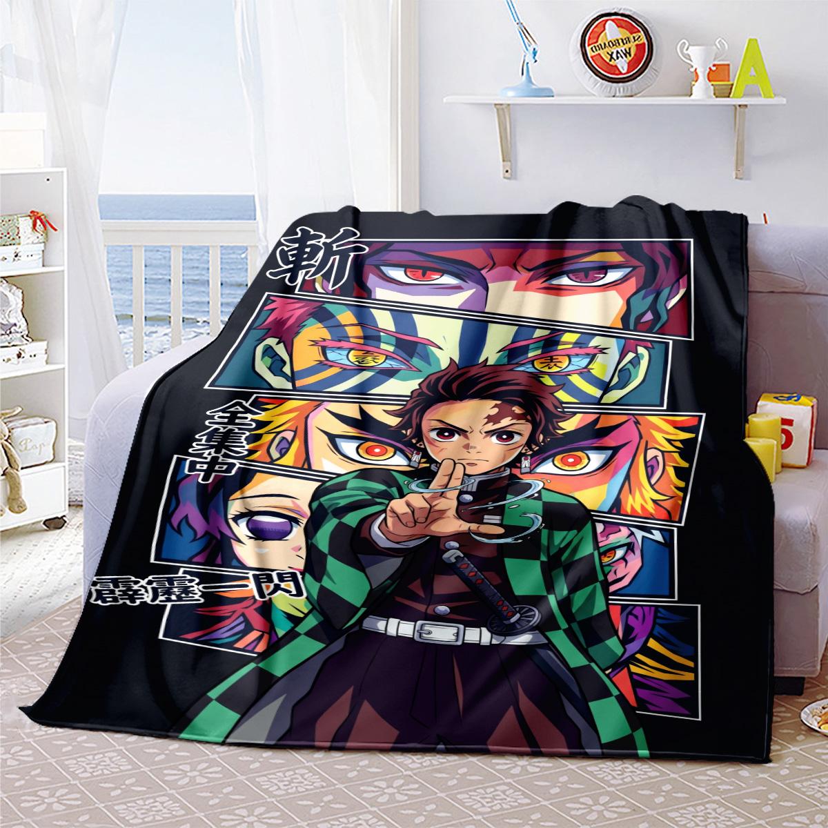 Demon Slayer Warm Soft Printed Flannel Blanket Suitable for Bedroom Sofa Bed Chair Picnic Travel Daily YUN6514 75x90cm
Demon Slayer Warm Soft Printed Flannel Blanket Suitable for Bedroom Sofa Bed Chair Picnic Travel Daily YUN6514 75x90cm