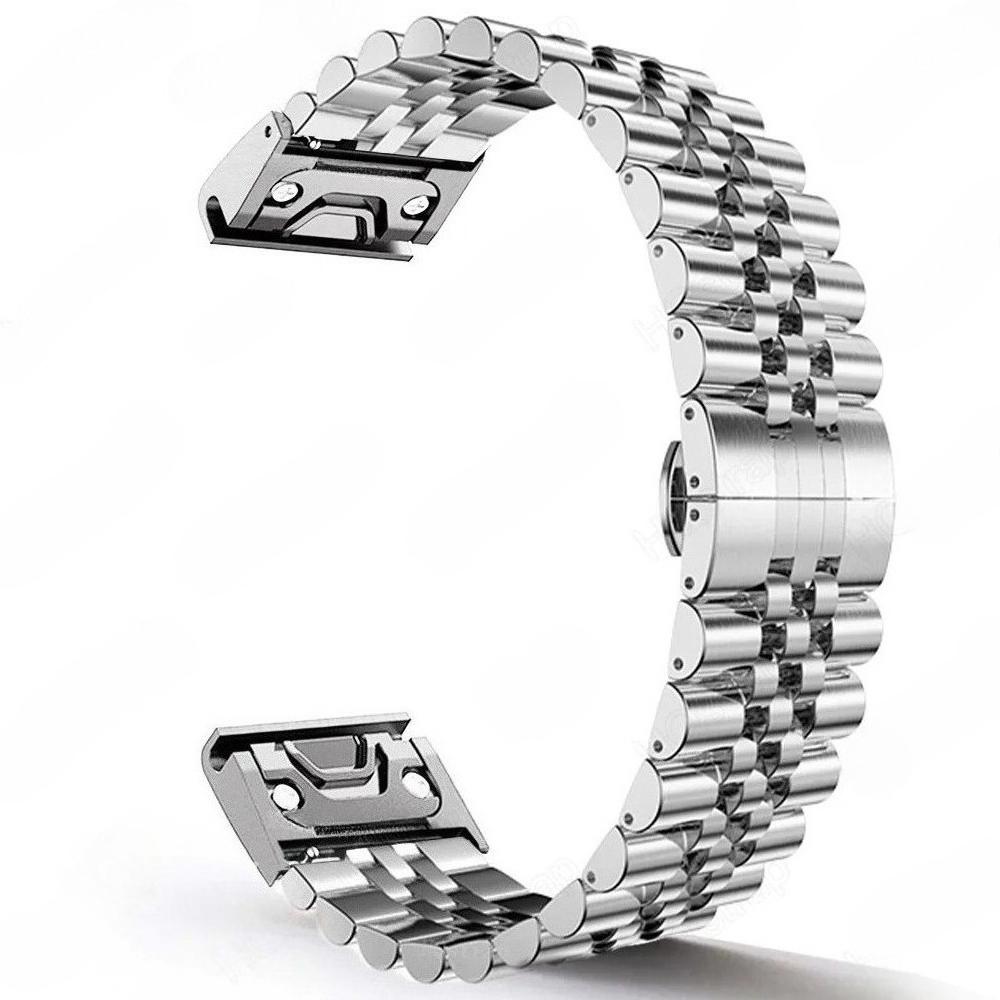 22mm 26mm Stainless Steel Watch Band for Garmin Tactix 7 Pro, Fenix 7X, 6X, 7, 5, 6 Pro, 5X, 3HR - Metal Bracelet Accessory For Garmin 22mm серебряный
22mm 26mm Stainless Steel Watch Band for Garmin Tactix 7 Pro, Fenix 7X, 6X, 7, 5, 6 Pro, 5X, 3HR - Metal Bracelet Accessory For Garmin 22mm серебряный