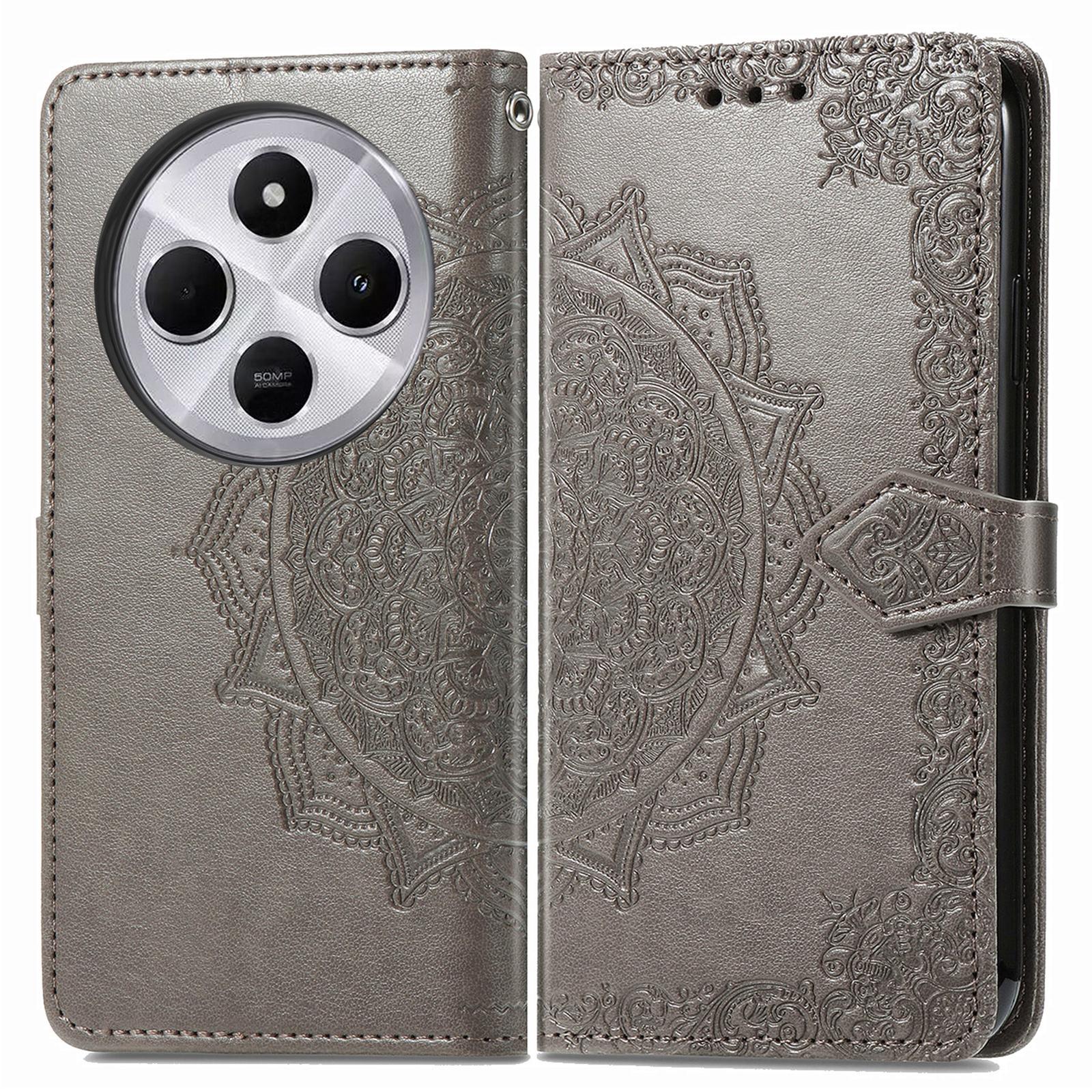 Wallet Phone Case For Xiaomi Redmi 14C 4G/14R 5G/Poco C75 4G Mandala Flower Leather Phone Cover Stand View Grey
Wallet Phone Case For Xiaomi Redmi 14C 4G/14R 5G/Poco C75 4G Mandala Flower Leather Phone Cover Stand View Grey