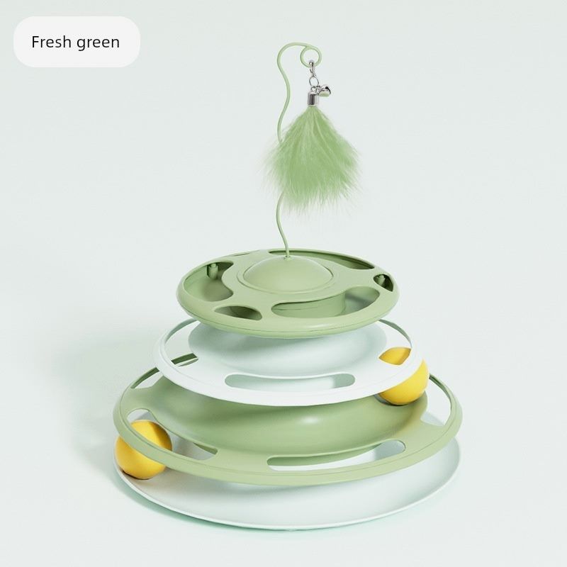 New Arrival Pet Supplies Tumbler UFO Food Leakage Toy Cat Turntable Kitty Toy Self-Hi Cat Teaser Cat Tower OPP Pack/New Upgrade-Green
New Arrival Pet Supplies Tumbler UFO Food Leakage Toy Cat Turntable Kitty Toy Self-Hi Cat Teaser Cat Tower OPP Pack/New Upgrade-Green