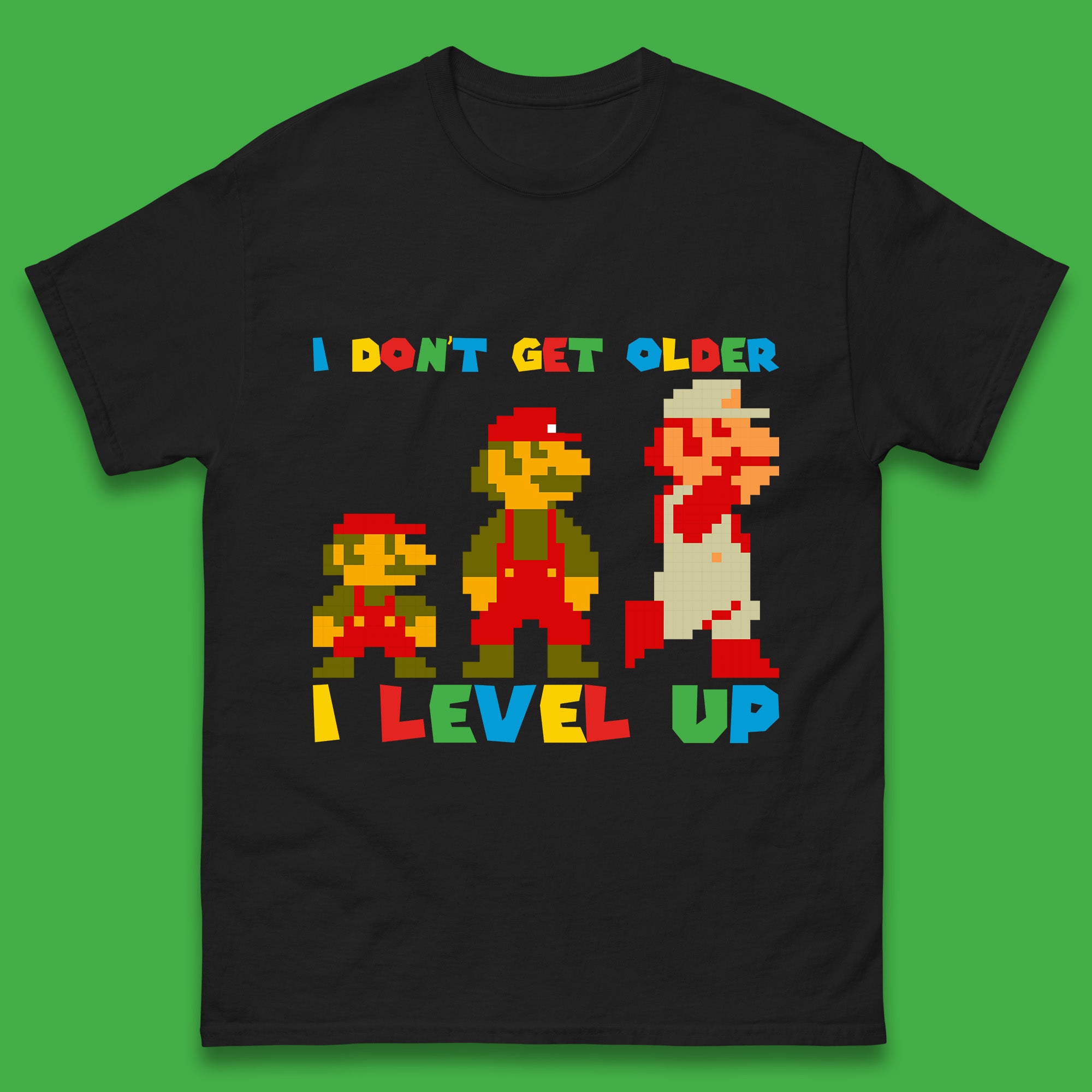 I Don’t Get Older I Level Up Super Mario Growing Up Birthday Gamer Pixel Art Mens Tee Top 2XL
I Don’t Get Older I Level Up Super Mario Growing Up Birthday Gamer Pixel Art Mens Tee Top 2XL