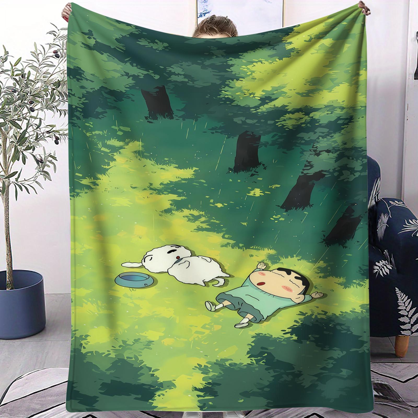 Crayon Shinchan Small Cover Blanket Bed Sheet Soft Comfortable All Season Bed Dorm Sofa Office Car Lunch Camping Nap Kids Gift 70x100cm
Crayon Shinchan Small Cover Blanket Bed Sheet Soft Comfortable All Season Bed Dorm Sofa Office Car Lunch Camping Nap Kids Gift 70x100cm