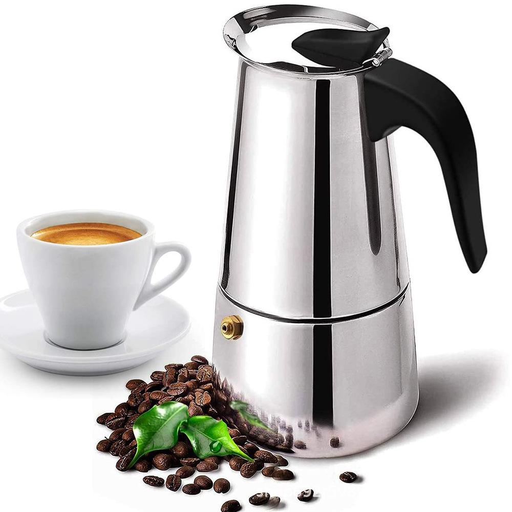 Кофемашина Moka Pot на 4/6/9 чашек Чашки для эспрессо Кофеварки Кофеварка для латте Кофеварка Moka на плите