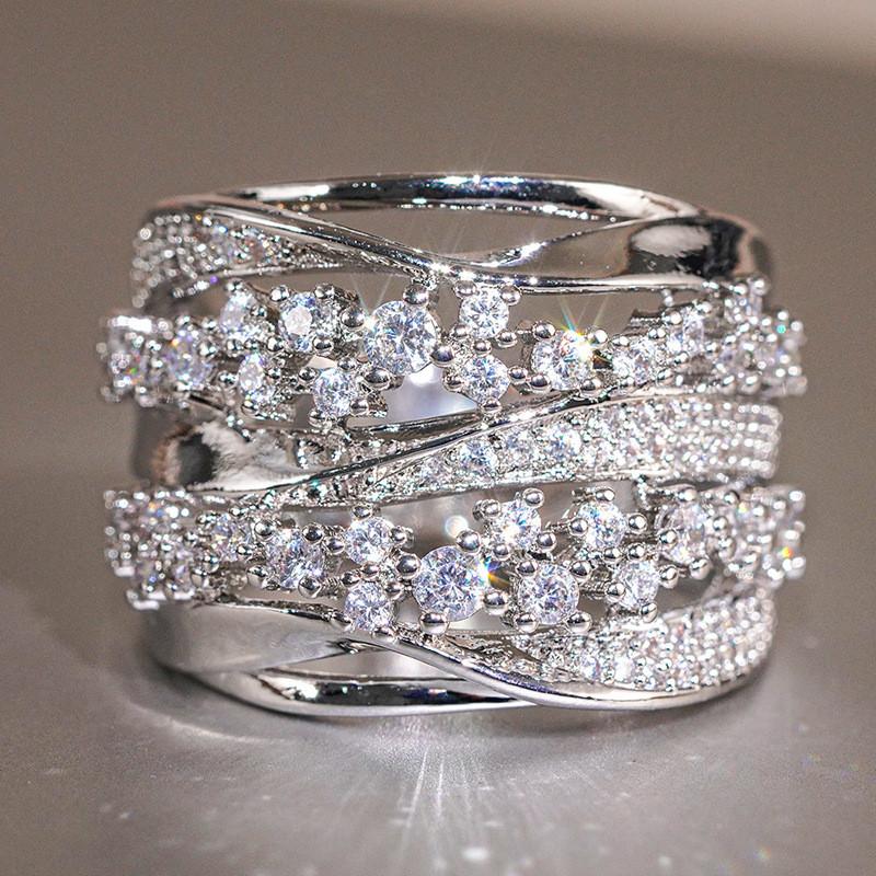 925 Sterling Silver Sparkling Cubic Zirconia Ring for Women Delicate Brilliant Wedding Bridal Accessories Fashion Modern Jewelry 6
925 Sterling Silver Sparkling Cubic Zirconia Ring for Women Delicate Brilliant Wedding Bridal Accessories Fashion Modern Jewelry 6