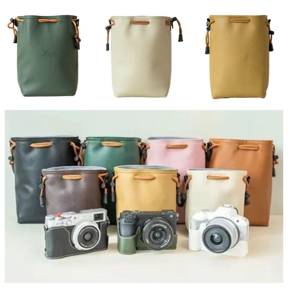 PU Leather Camera Bag Protective Camera Case Stylish Camera Storage Bag For DSLR/Mirrorless Camera S коричневий
PU Leather Camera Bag Protective Camera Case Stylish Camera Storage Bag For DSLR/Mirrorless Camera S коричневий