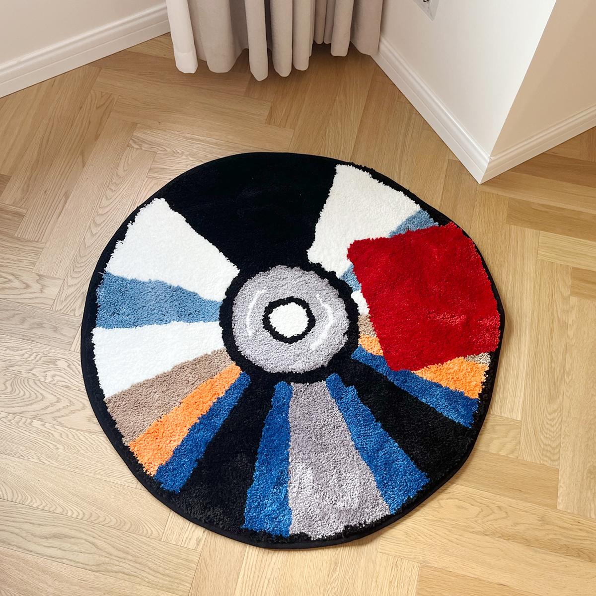 LAKEA CD Custom Handmade Tufted Rug, Tufted Rug, Living Room Rug, Rug For Funny Bedroom, Cute Fun Bath Mat 90X90 CM
LAKEA CD Custom Handmade Tufted Rug, Tufted Rug, Living Room Rug, Rug For Funny Bedroom, Cute Fun Bath Mat 90X90 CM