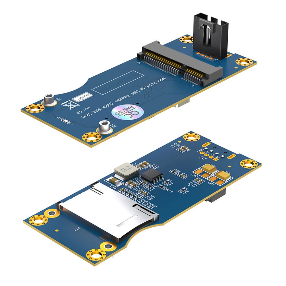 Міні-адаптер PCI-E – USB 2.0 із слотом для SIM-карти, зовнішній адаптер, адаптер для передачі даних, для модуля WWAN/LTE model B
Міні-адаптер PCI-E – USB 2.0 із слотом для SIM-карти, зовнішній адаптер, адаптер для передачі даних, для модуля WWAN/LTE model B