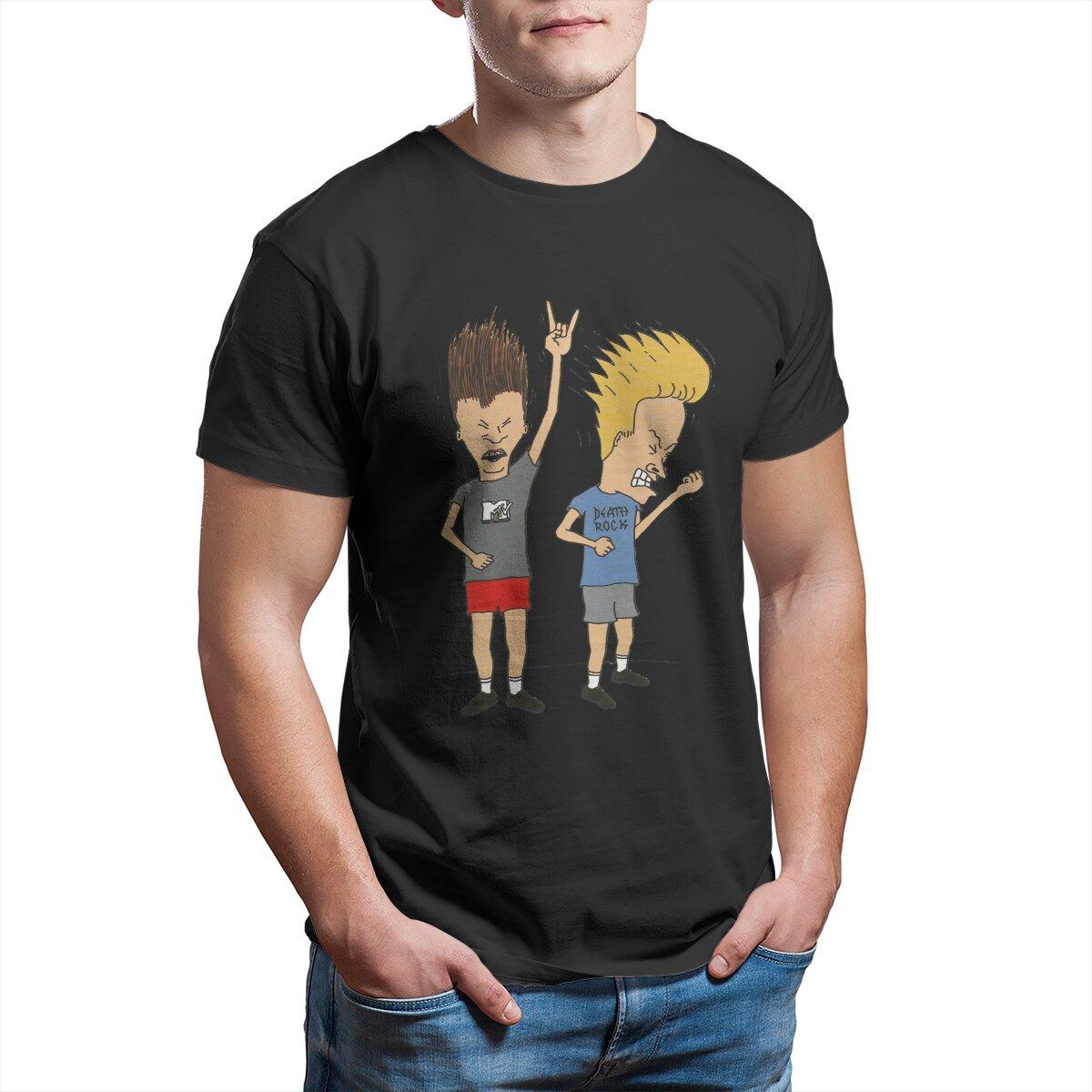 Beavis and Butthead Funny Sarcastic Cartoon Rock Tshirt Graphic Men Tops Vintage Summer Clothing Harajuku Polyester T Shirt 4XL
Beavis and Butthead Funny Sarcastic Cartoon Rock Tshirt Graphic Men Tops Vintage Summer Clothing Harajuku Polyester T Shirt 4XL