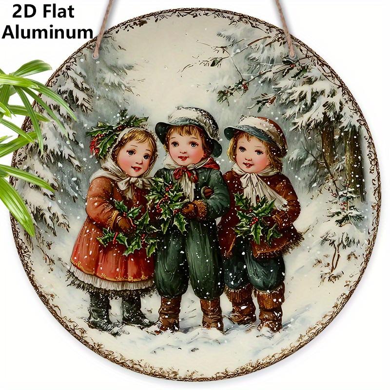 2D Flat Aluminium Christmas Sign - Warm Winter Figurine Ornaments - Ideal for Front Door, Wall, Porch, Window Decor - Ideal Christmas Gift for Friend 7.87×7.87inch
2D Flat Aluminium Christmas Sign - Warm Winter Figurine Ornaments - Ideal for Front Door, Wall, Porch, Window Decor - Ideal Christmas Gift for Friend 7.87×7.87inch