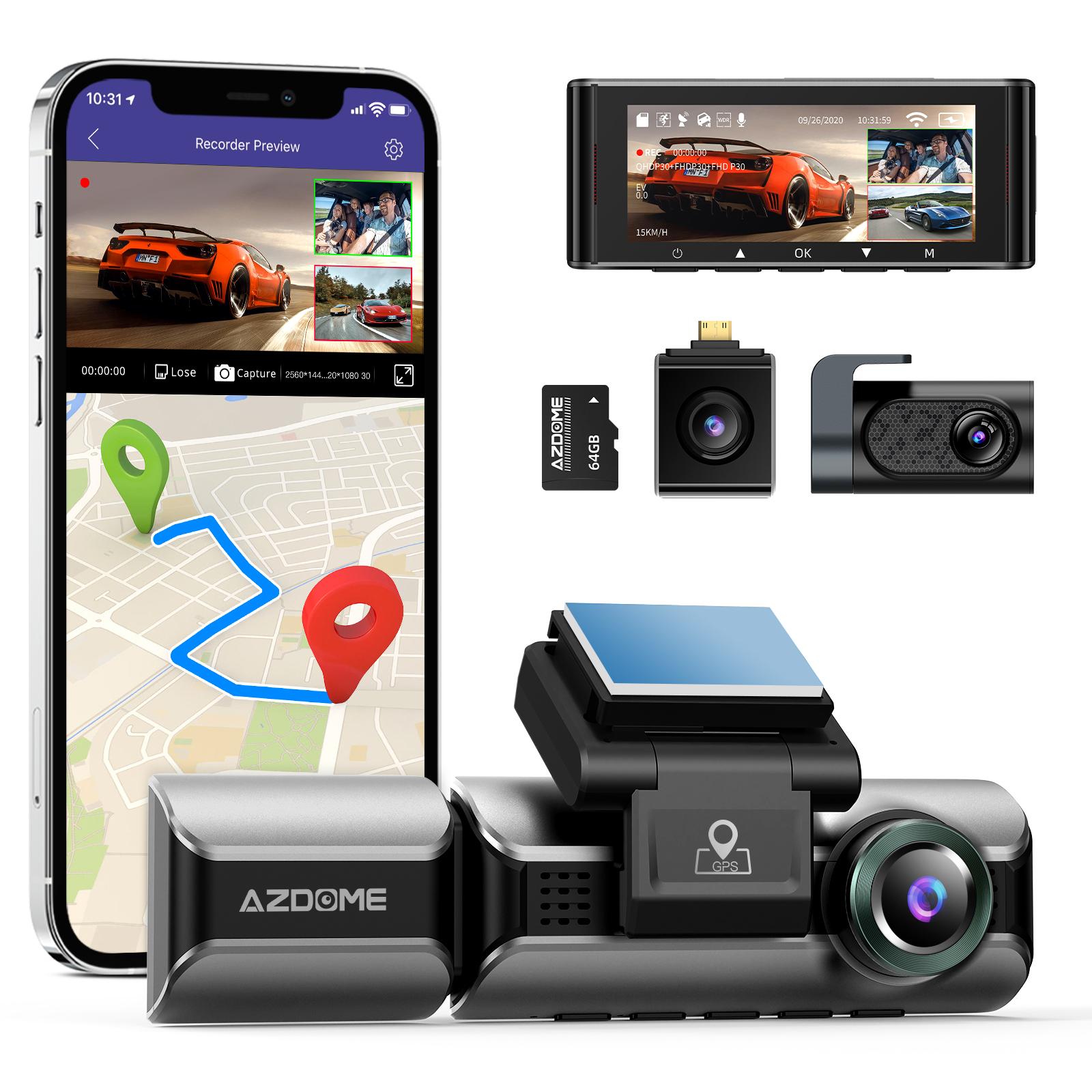Автомобильный видеорегистратор AZDOME M550 Pro 3-канальный с ночным видением 5G Wi-Fi GPS
Автомобильный видеорегистратор AZDOME M550 Pro 3-канальный с ночным видением 5G Wi-Fi GPS
