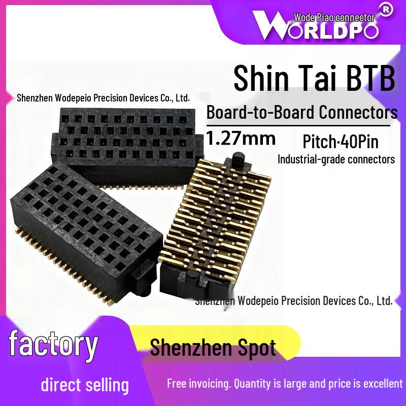 BTB SINTAI Connector SOLC-110-02-S-Q-A-K-TR: High-Speed 40-Pin Board-to-Board Substitute
BTB SINTAI Connector SOLC-110-02-S-Q-A-K-TR: High-Speed 40-Pin Board-to-Board Substitute