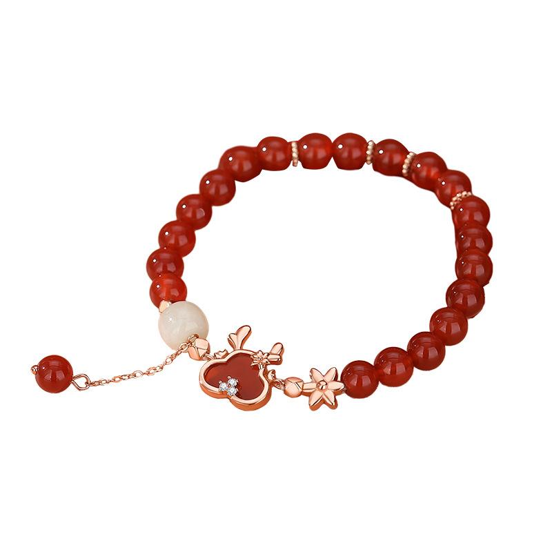 Оригинальные монеты Фулонг, красный агат, ручная веревка, китайский шикарный браслет на день рождения Guofeng, новый китайский зодиак, браслет из бисера для девочек, год Лунга
Оригинальные монеты Фулонг, красный агат, ручная веревка, китайский шикарный браслет на день рождения Guofeng, новый китайский зодиак, браслет из бисера для девочек, год Лунга