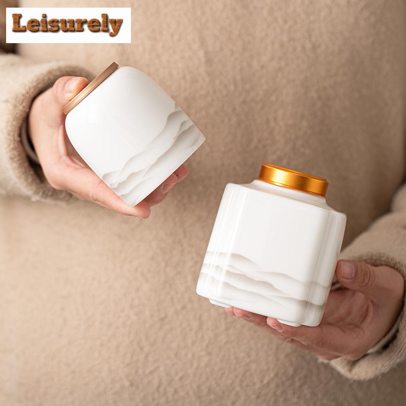 Sheep Fat Jade White Porcelain Tea Box Organizer Antique Storage Tank Containers Tea Caddy Kung Fu Tea Tea Ceremony Ornaments
Sheep Fat Jade White Porcelain Tea Box Organizer Antique Storage Tank Containers Tea Caddy Kung Fu Tea Tea Ceremony Ornaments