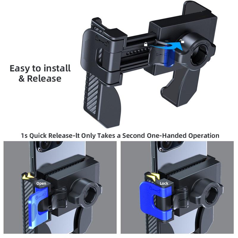 Bike Phone Holder Stand Bicycle Motorcycle Handlebar Mobile Phone Mount Clip GPS Support Shockproof Bracket For 4.5-7.0” Phones чорний
Bike Phone Holder Stand Bicycle Motorcycle Handlebar Mobile Phone Mount Clip GPS Support Shockproof Bracket For 4.5-7.0” Phones чорний