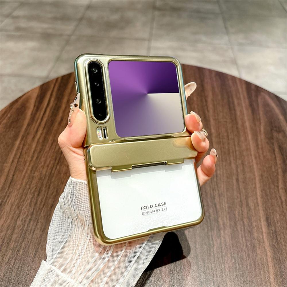 For Huawei Pura X Case Hinge Protection Electroplating Hard PC Clear Phone Cover Silver
For Huawei Pura X Case Hinge Protection Electroplating Hard PC Clear Phone Cover Silver